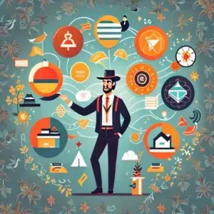 A graphic depicting multiple income streams flowing into a single bucket labeled "Financial Security."