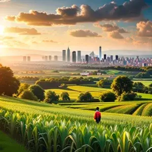 Caleb, a modest farmer in a peaceful village, tends to his crops with gratitude, believing in God's blessings. He ventures to the lively city, finding unexpected blessings and kindness. Upon returning, Caleb shares that God's grace is abundant everywhere, deepening his faith.