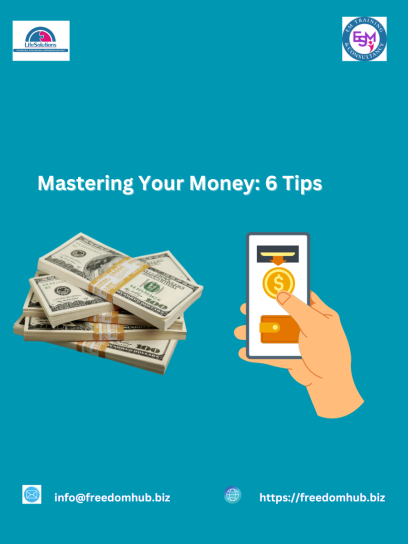 Giving 6 tips for managing money