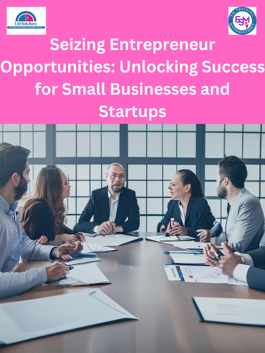 Read more about the article Seizing Entrepreneur Opportunities: Unlocking Success for Small Businesses and Startups