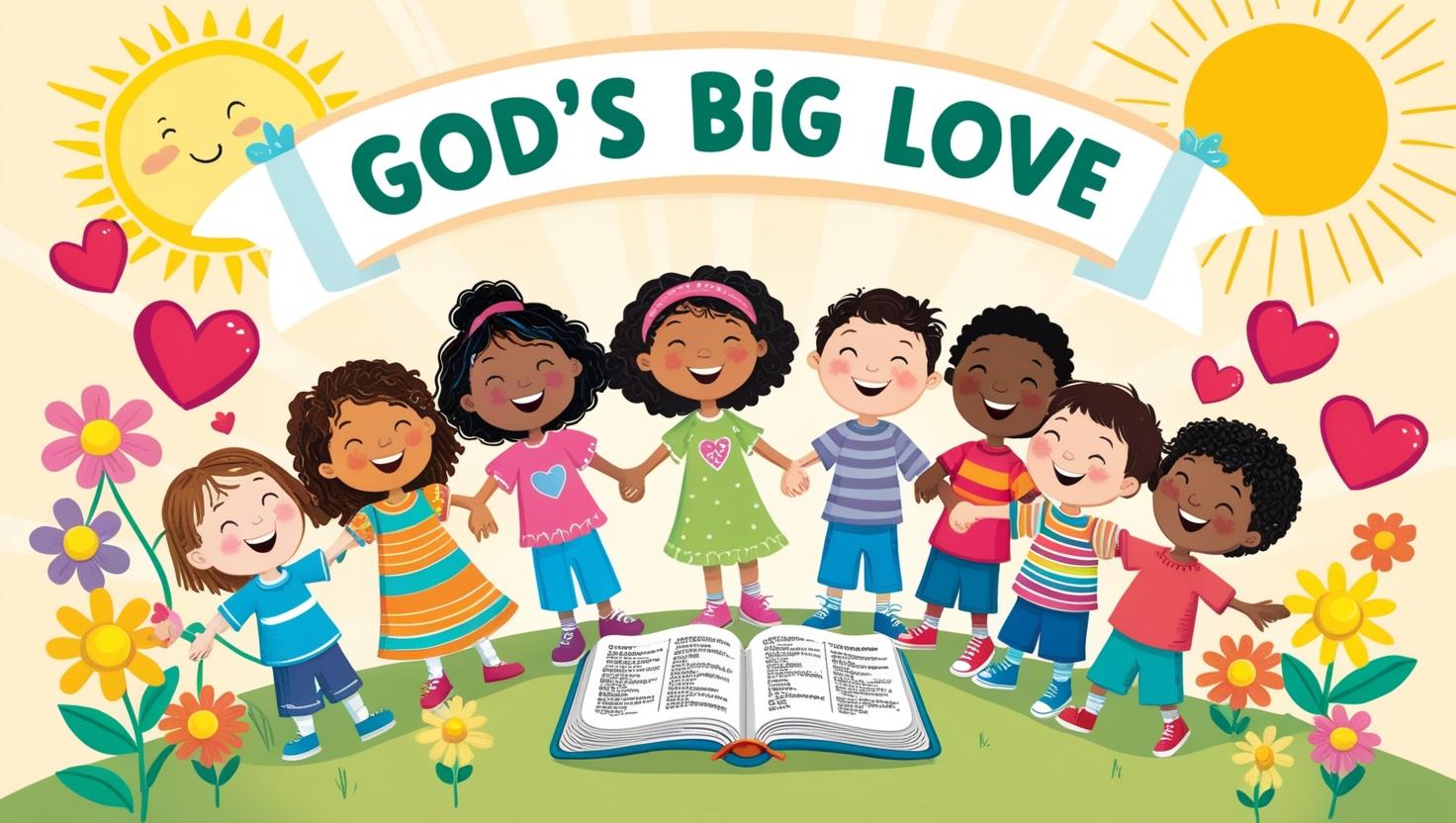 God's Big Love Bible Lessons for Little Hearts cover