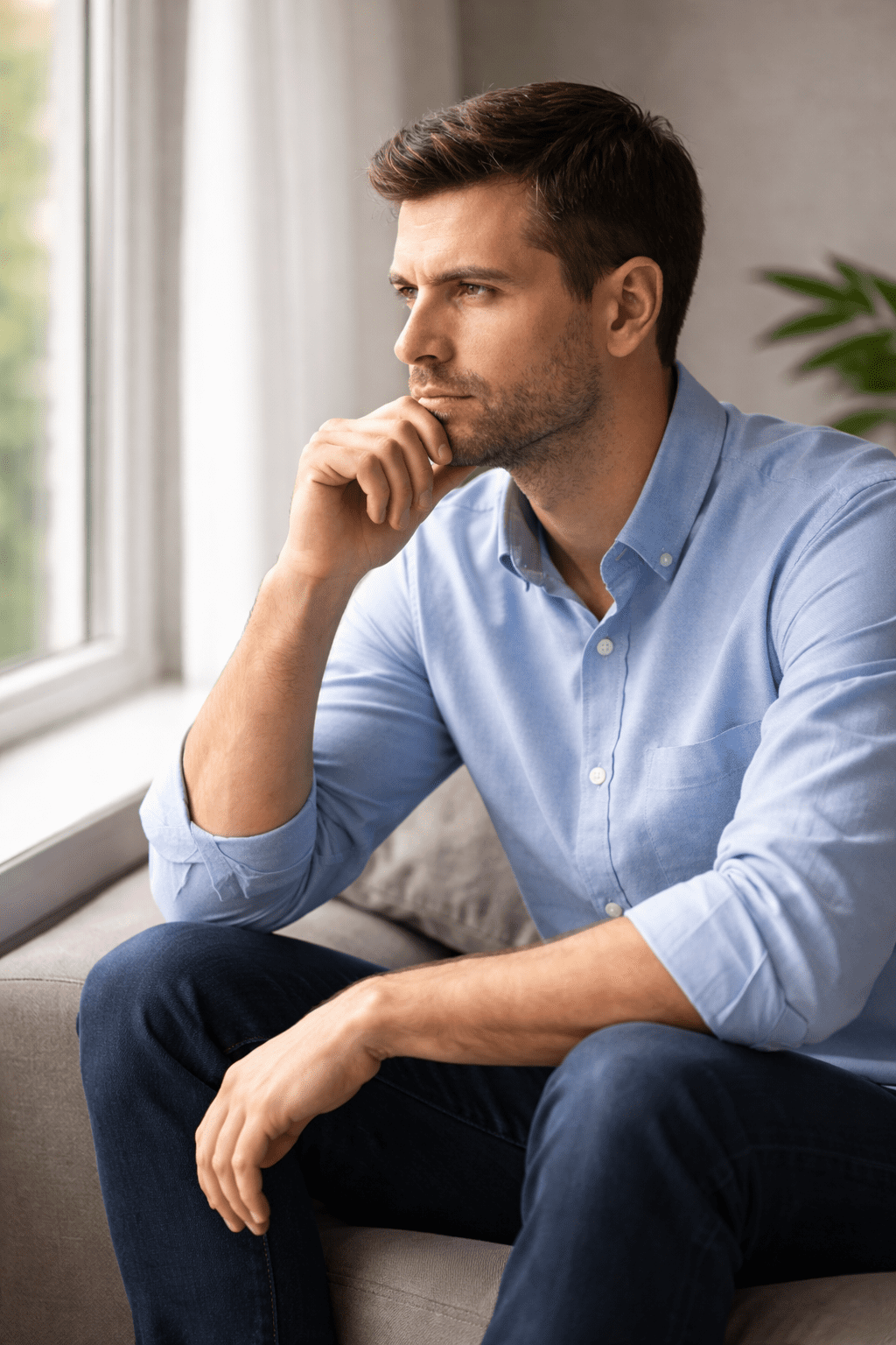 Quiet reflection and self awareness in marriage assessment before responding to conflict