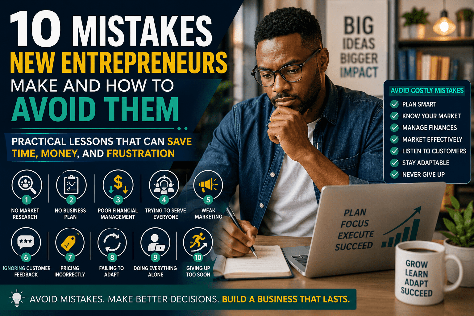 You are currently viewing 10 Mistakes New Entrepreneurs Make and How to Avoid Them