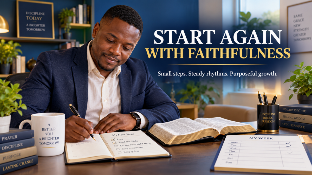 Christian Consistency After Losing Momentum: How to Start Again Without Condemning Yourself