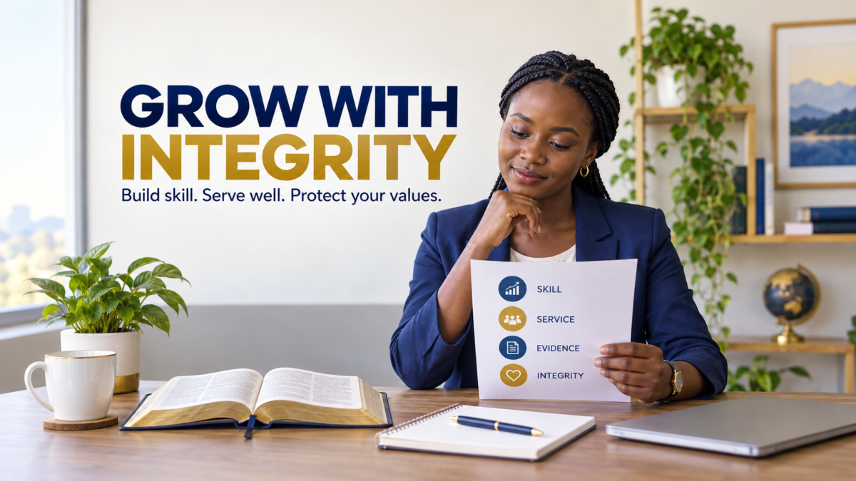 How to Grow Your Career Without Compromising Your Values: A Christian Guide