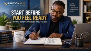 Read more about the article How to Start When You Feel Unready: A Practical Christian Guide to Taking the First Step