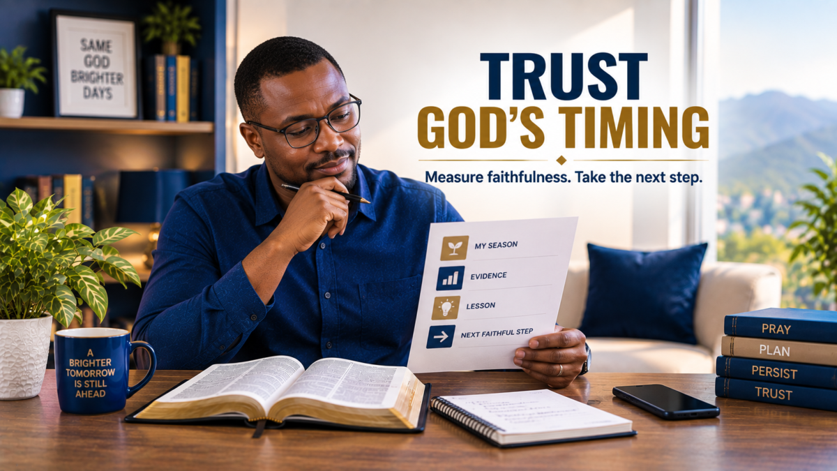 How to Stop Comparing Your Progress and Trust God’s Timing