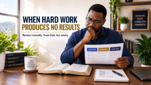 Read more about the article When Hard Work Produces No Results: A Christian Response