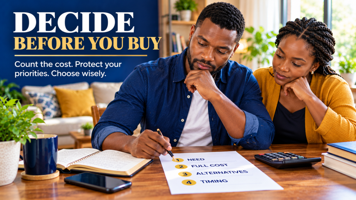 How to Make a Wise Financial Decision Before a Major Purchase
