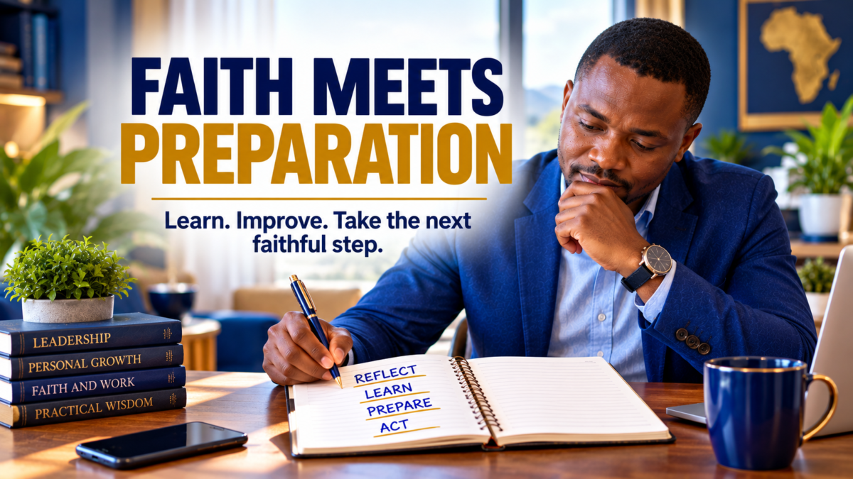 When Prayer Meets Preparation: Why Faithful People Must Also Develop Skill